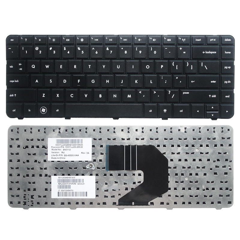 Hp Tablet Accessories - US/UK/RU/GR/TR/FR/PO laptop keyboard FOR HP G4-1056TU