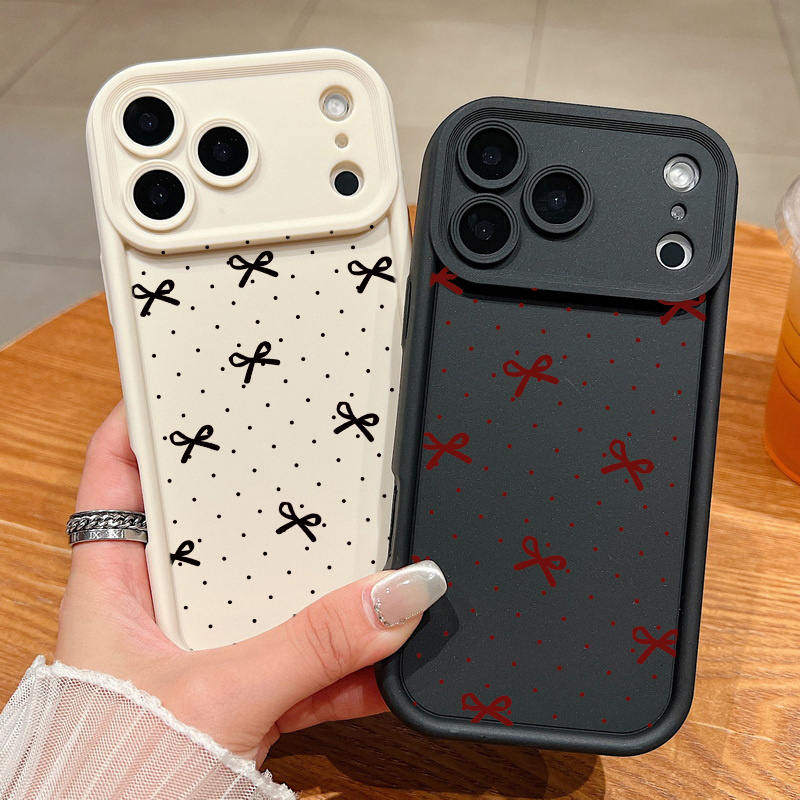 Realme C67 - Polka Dot Bow Case For OPPO