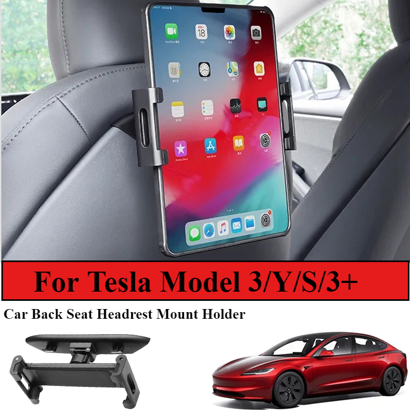 Tablet Stand Adjustable - Car Back Seat Headrest Mount Holder
