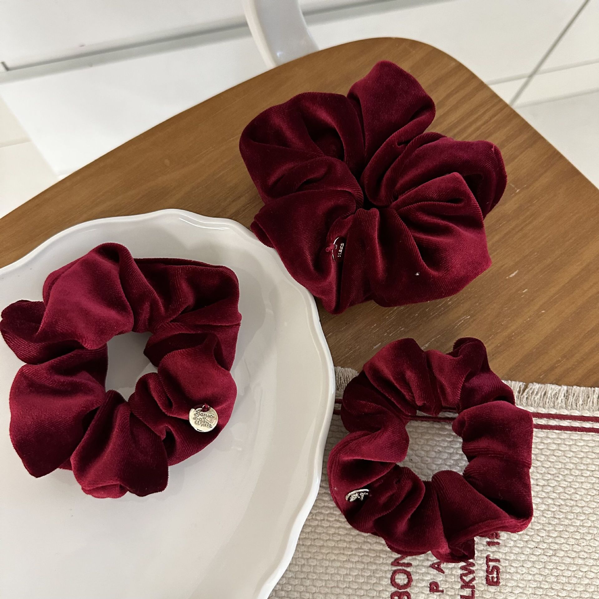 Woman Elegant Velvet Elastics  - Tablet Holder Accessories review and price