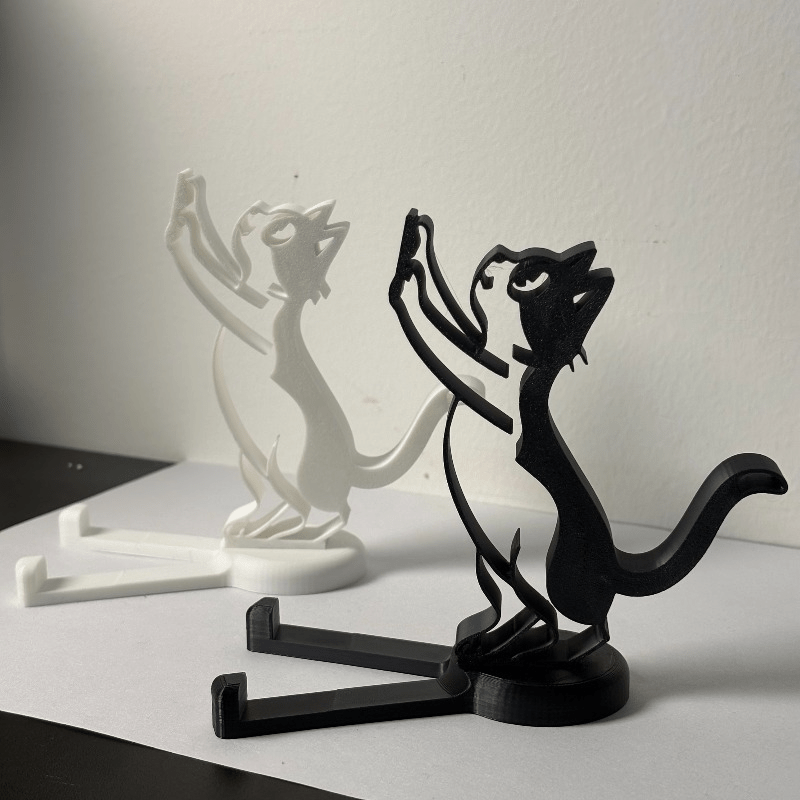 Abstract Hollow Line Cat Phone - Tablet Holder Accessories review and price