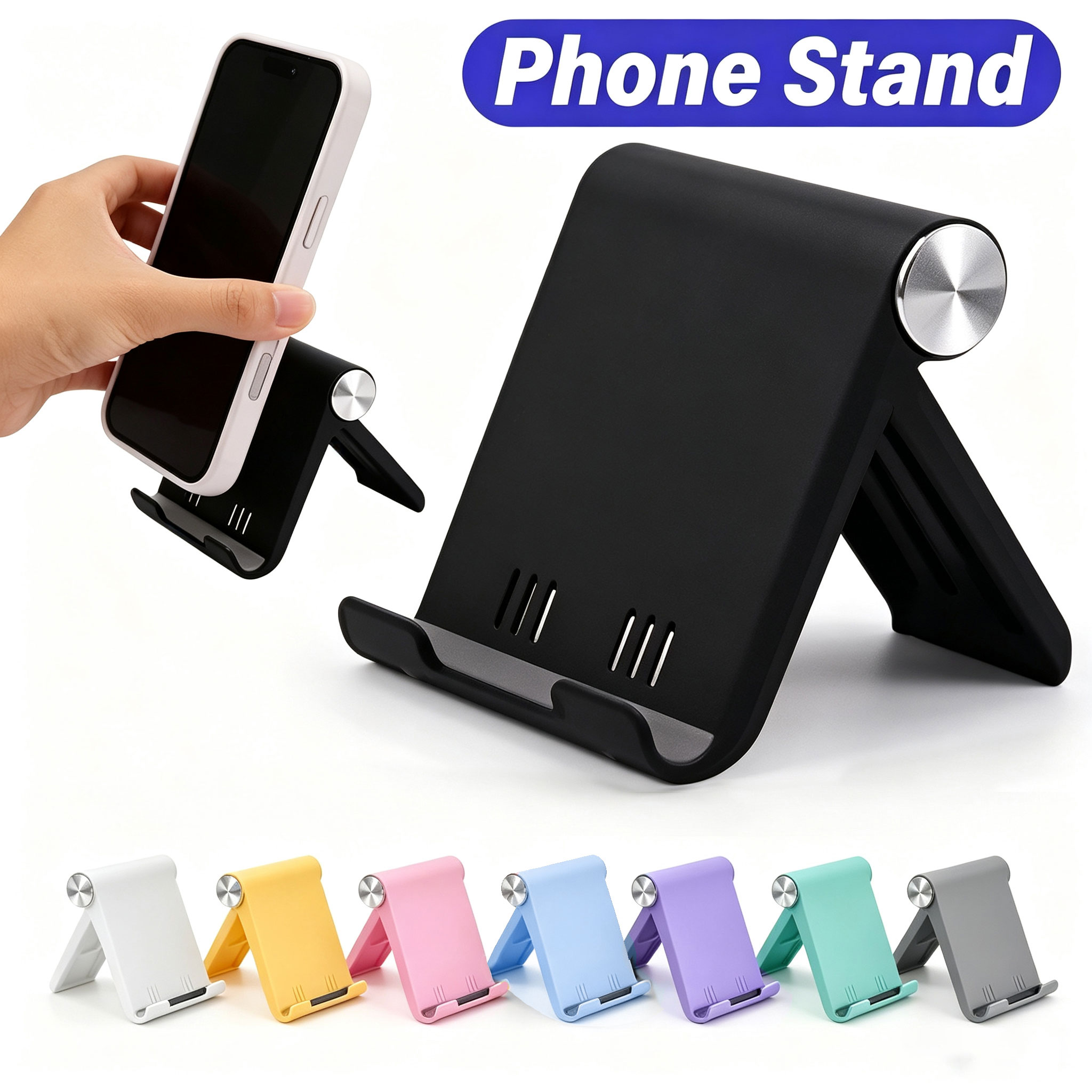2pcs Foldable Phone Stand, 8 C - Tablet Stand Adjustable review and price