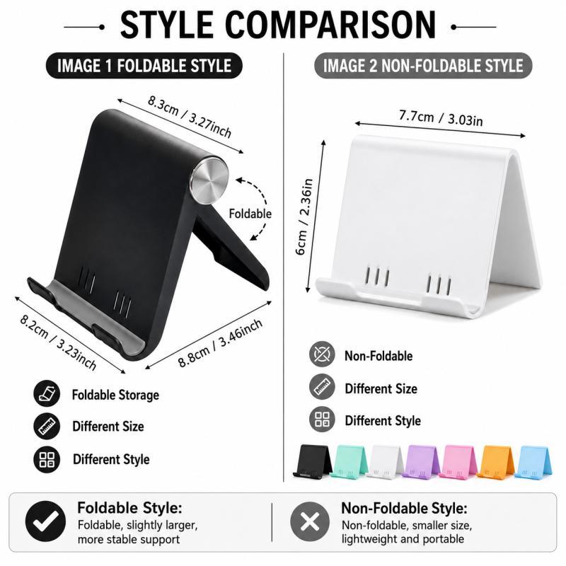 2pcs Foldable Phone Stand, 8 C - Tablet Stand Adjustable review and price