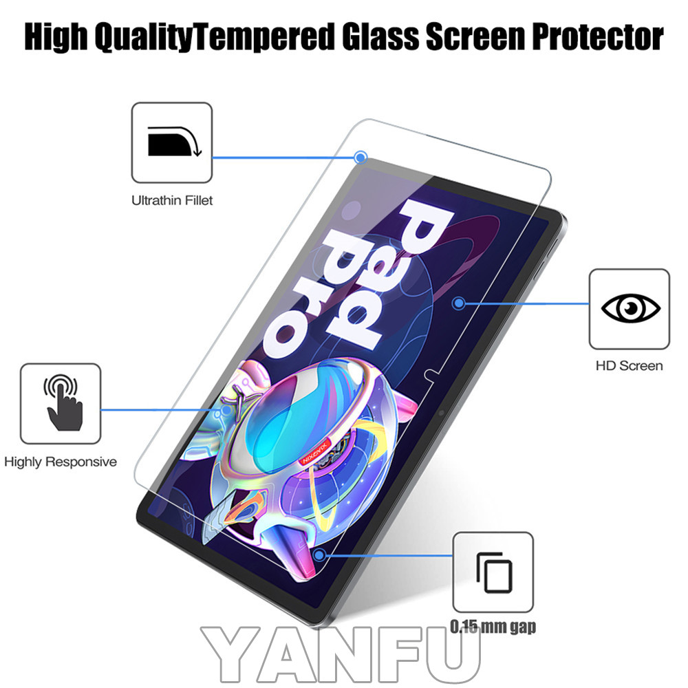 2PCS Tempered Glass Screen Pro - Lenovo Tablet P12 Accessories review and price