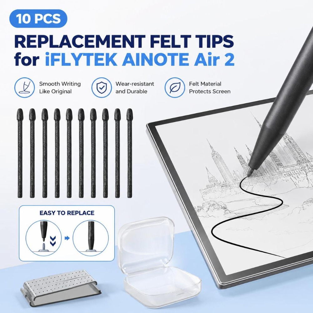 10PCS Felt Replacement Stylus  - Stylus Replacement Tip review and price